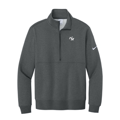 MAC-NKDX6718 • Nike Club Fleece Sleeve Swoosh 1/2-Zip